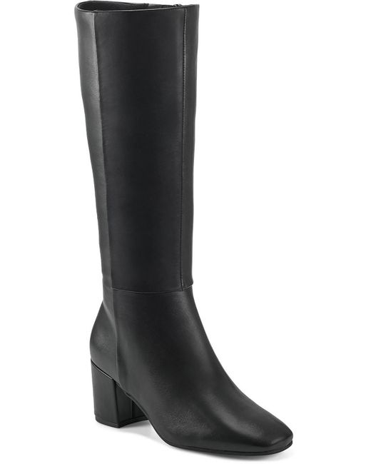 Easy Spirit Tony Sid Leather Knee High Boots in Black Lyst