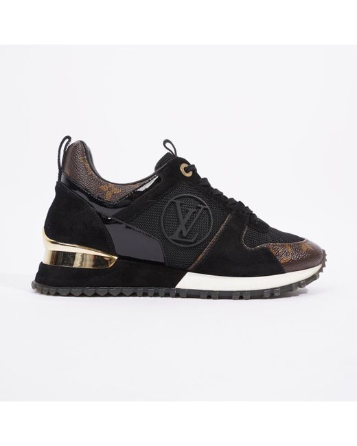 Louis Vuitton Black Run Away Sneaker / Monogram Mesh