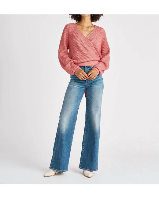 Splendid Blue Adele Wrap Sweater