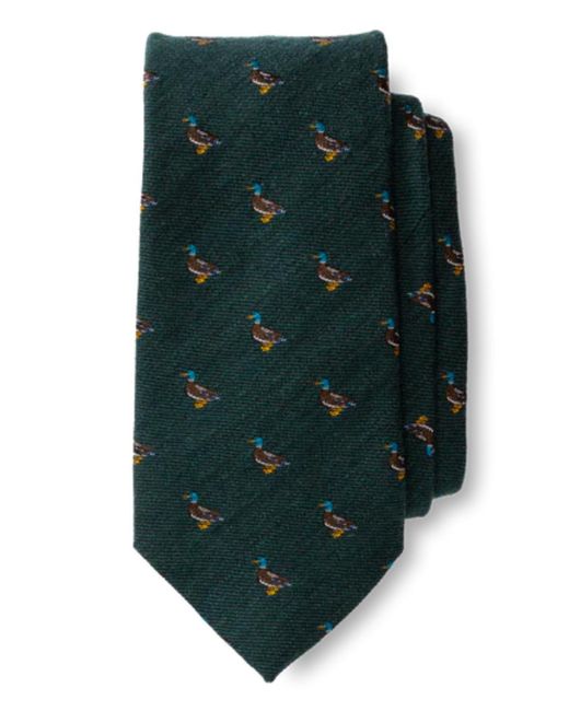 Duck Head Green Mallard Duck Neck Tie for men