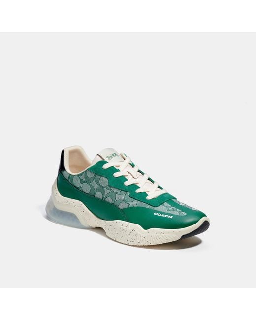 Coach Outlet Green Citysole Runner for men