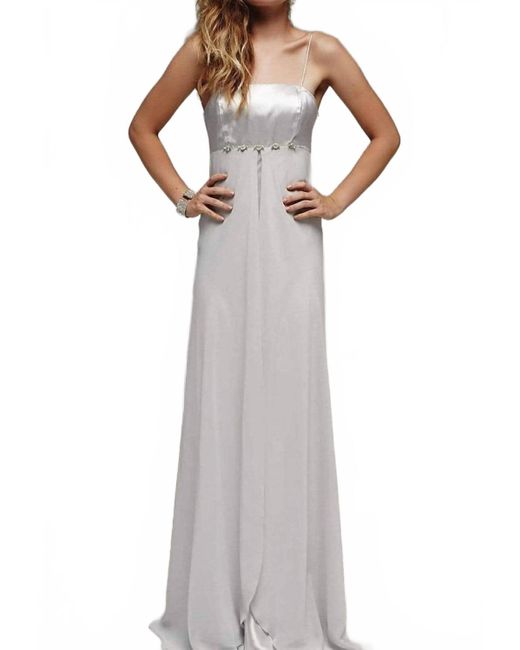 sachin and babi light blue dress Nicole Milano Almas