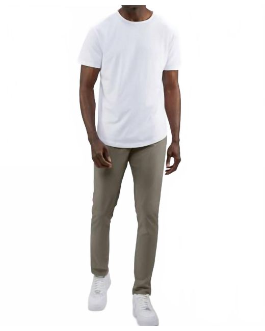 Cuts White Ao 5 Pocket Pant for men
