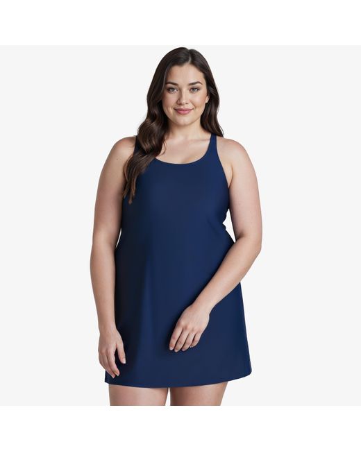 Calypsa Blue Lexi Tankini Swim Tunic