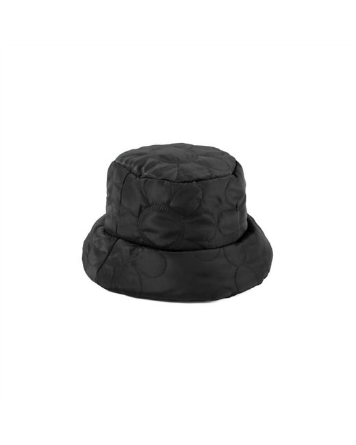 Lack of Color Black Puffer Bucket Hat