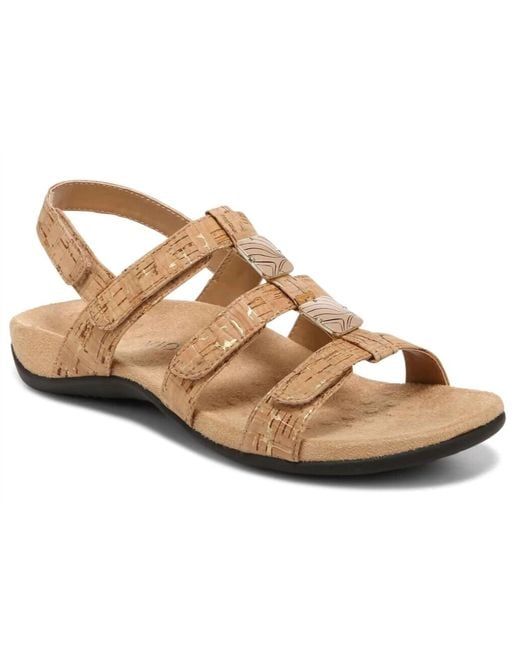 Vionic Black Amber Backstrap Sandal
