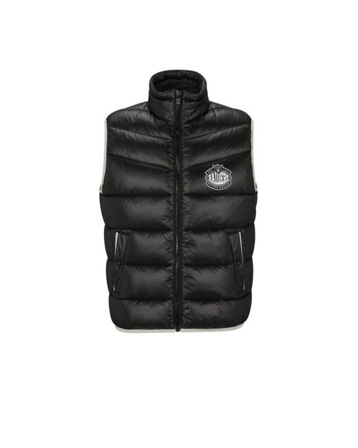 Boss Black X Nfl Water-repellent Padded Gilet With Collaborative Branding for men