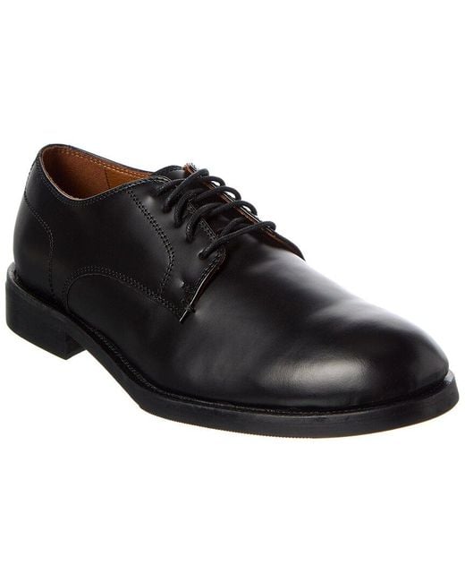 Aquatalia Black Arturo Leather Oxford for men