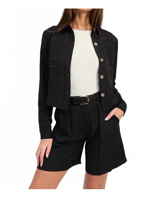 En Saison Black Cara Jacket