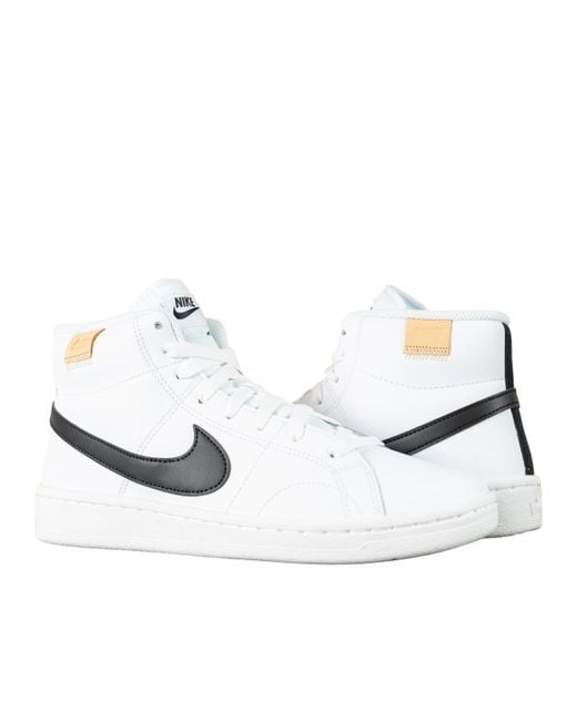 Nike White Court Royale 2 Mid Shoes Cq9179-100 for men