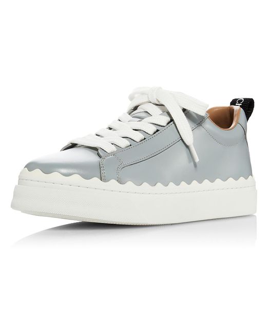 Chloé White Lauren Sneaker Leather Casual And Fashion Sneakers