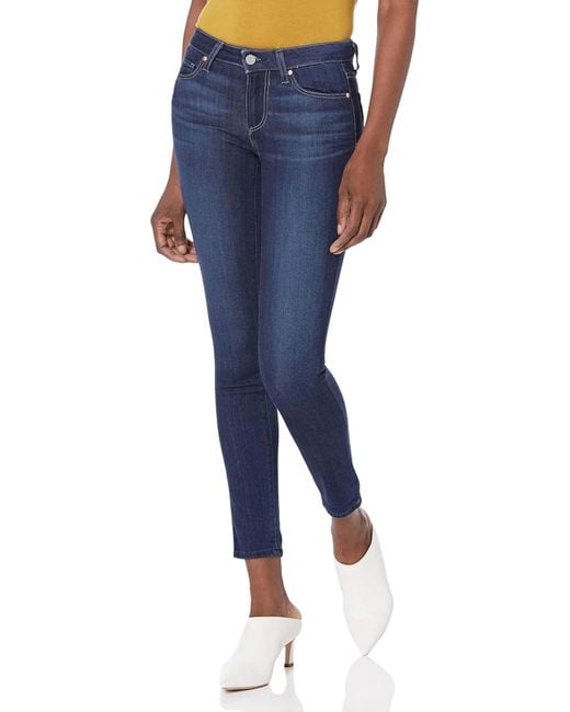 PAIGE Blue Verdugo Transcend Ankle Jean