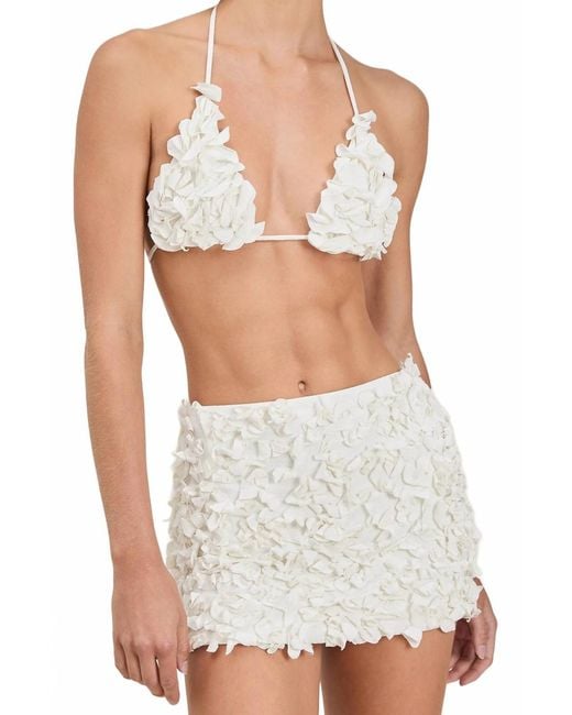 Devon Windsor White Leena Mini Skirt