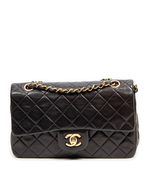 Chanel Black Classic Double Flap 23