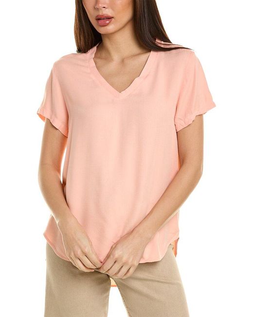 Bella Dahl Natural V-Neck T-Shirt