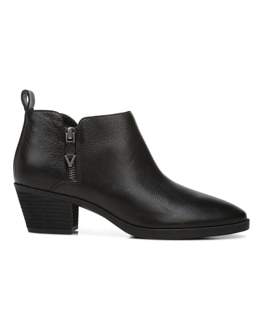 Vionic Black Cecily Ankle Boots