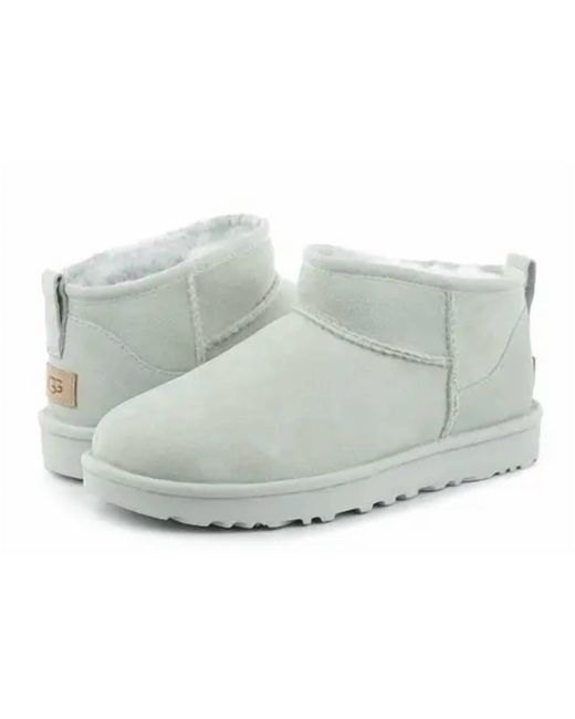 Ugg Gray Classic Ultra Mini Boot