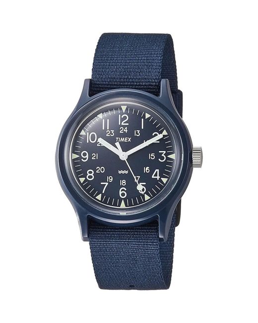 Timex Mk1 Blue Dial Watch