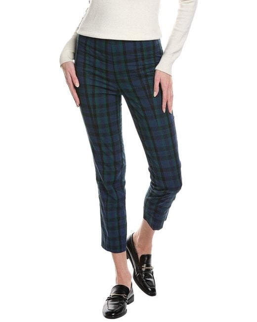 Sail To Sable Blue Tartan Pant