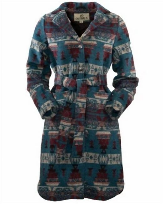 Outback Trading Co. Blue Brooklyn Long Jacket