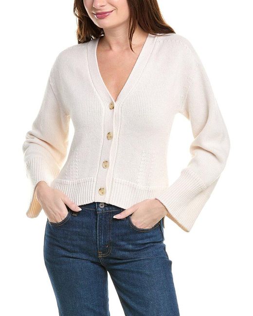 A.L.C. White A..C. Henry Cashmere Cardigan