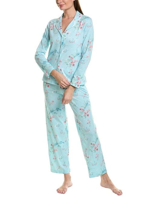 Carole Hochman Blue 2pc Pajama Set