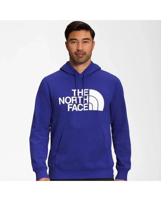 The North Face Blue Half Dome Hoodie Long Sleeve Pullover Ups for men