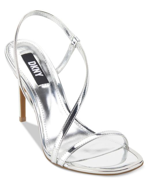 dkny white heels