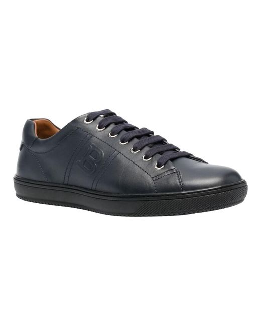 Bally Black Orivel 6240302 Navy Leather Sneaker for men