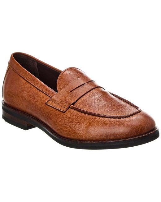 Allen Edmonds Brown Nomad Leather Loafer for men