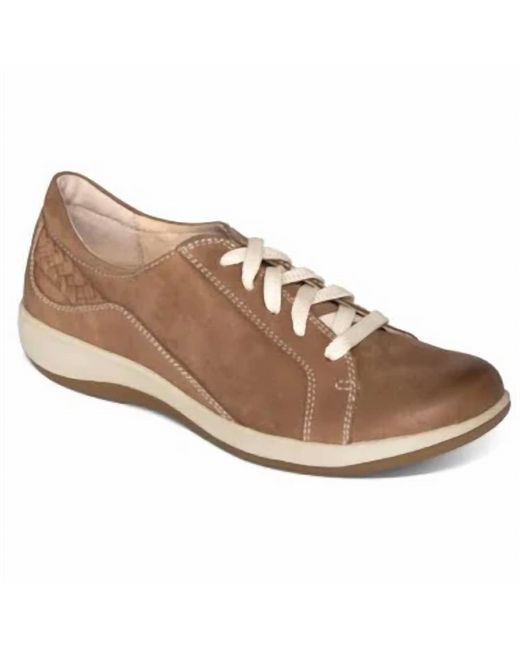 Aetrex Brown Dana Shoes