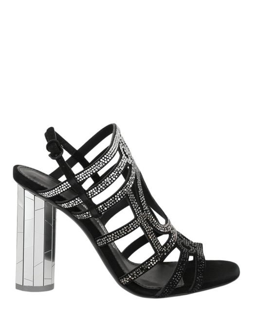 サンダル・ミュール Ferragamo Florenza Crystal-Embellished Slingback Heel Ferragamo Florenza Crystal-Embellished Slingback Heel