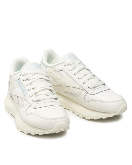 Reebok White Classic Leather Sp Gx8690 Chalk Low Top Sneaker Shoes Nr6583