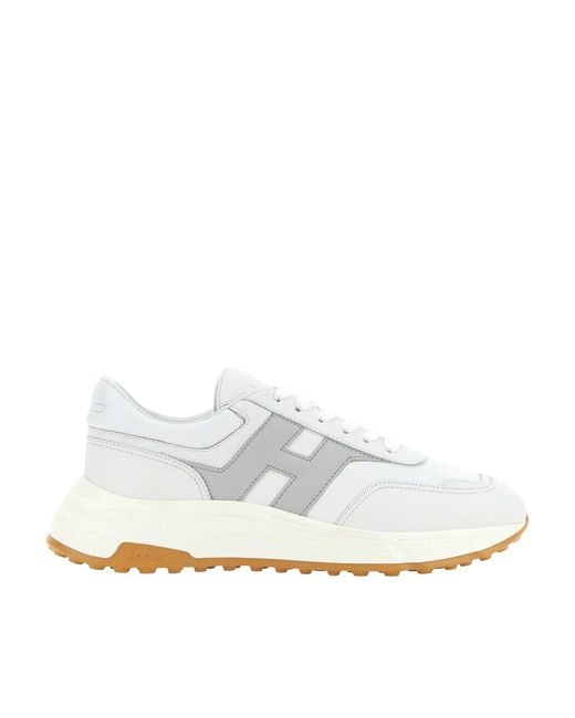 Hogan White Hyperlight Allacciato H Sneakers for men