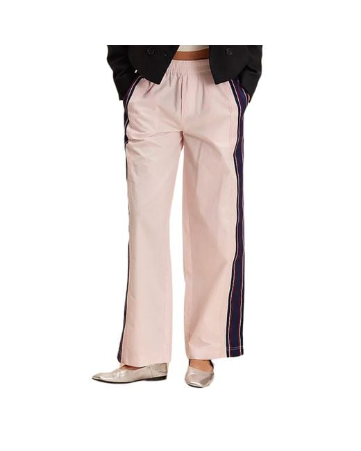 Free People Pink Team Spirit Pull-On Pant