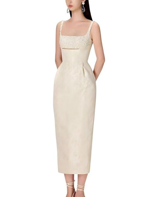 Silvia Rufino White Midi Dress