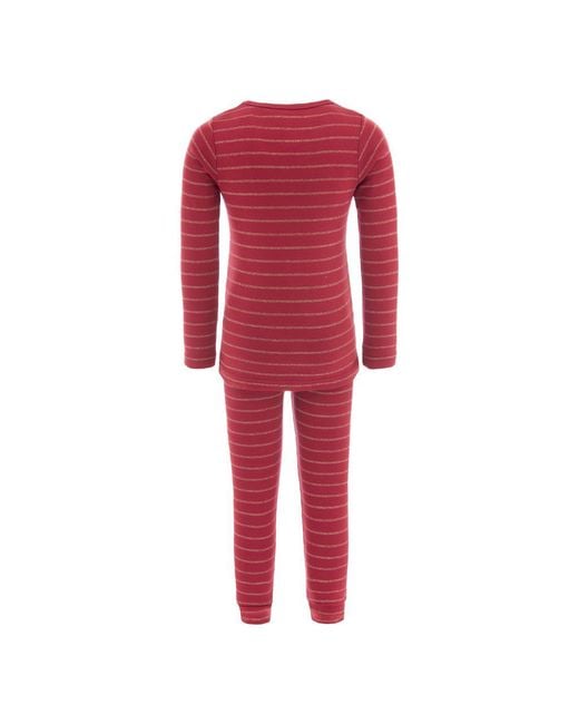 BANBLU Red Striped Modal Outfits for men