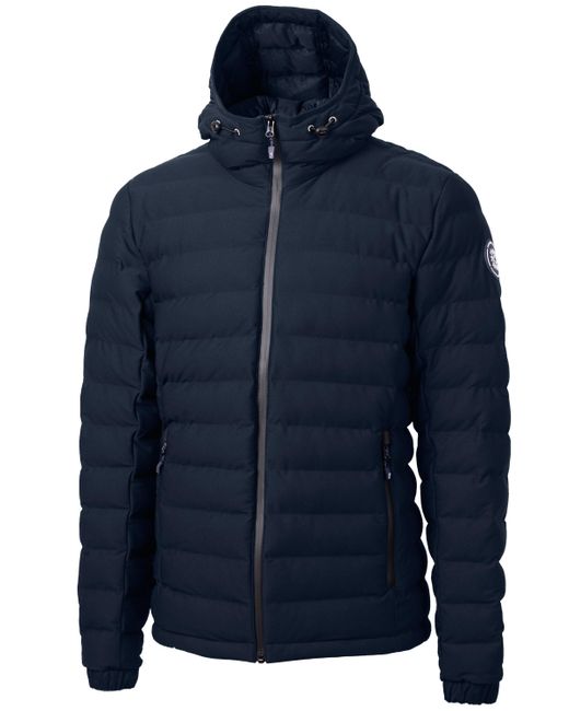 Cutter & Buck Blue Mission Ridge Repreve Eco Insulated Puffer Jacket for men