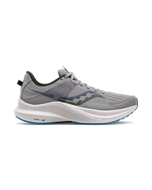Saucony Gray Tempus Shoe for men