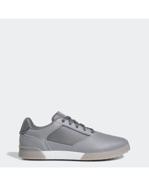 Adidas Gray Retrocross Spikeless Golf Shoes for men