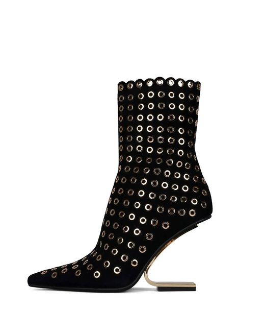 Jeffrey Campbell Black Compass-e Pointed Toe Boot