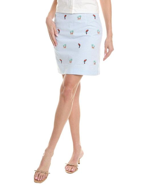 Castaway Blue Ali Mini Skirt