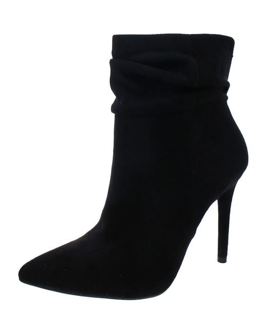 Jessica Simpson Red Lerona Zipper Pointed Toe Booties