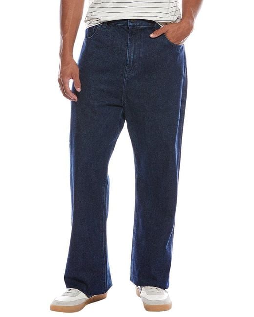 7 For All Mankind Blue Utility Wide Leg Jean for men