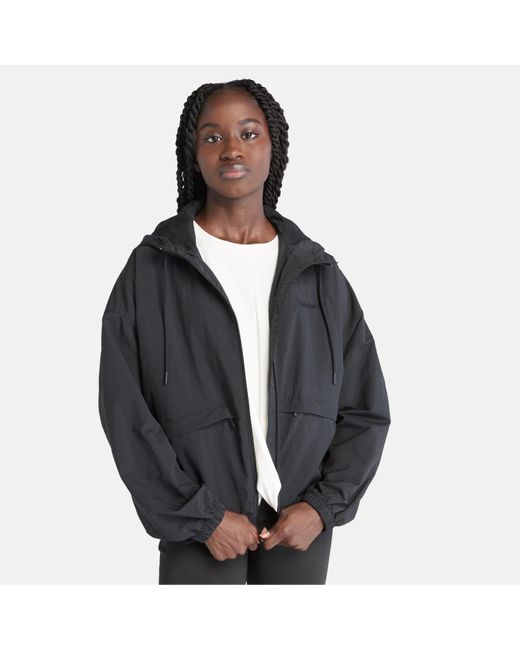 Timberland Black Multi-pocket Windbreaker Jacket