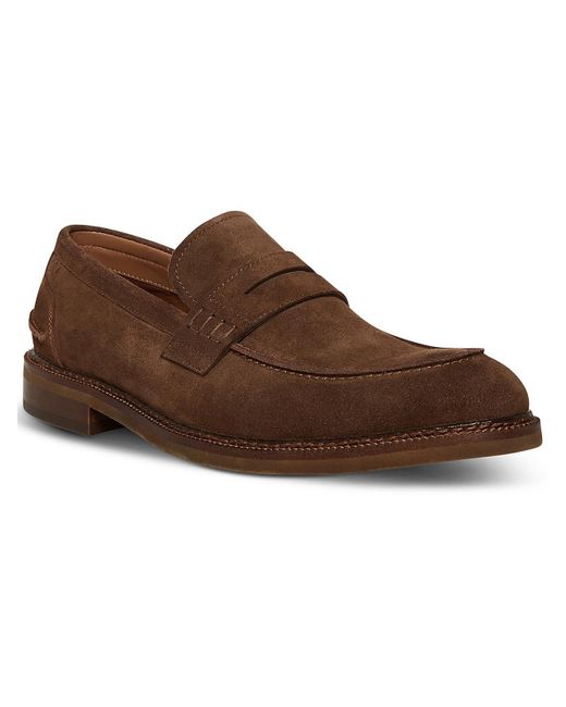 Steve Madden Brown Piere Suede Loafers for men