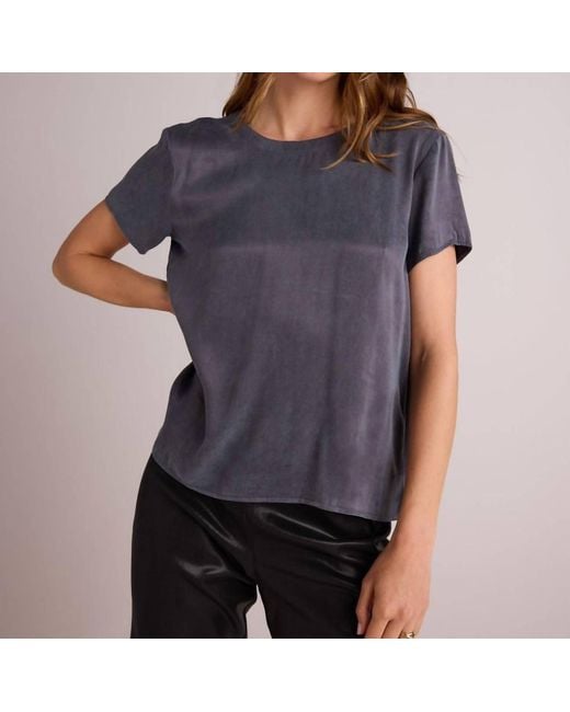 Bella Dahl Gray Crew Neck Tee