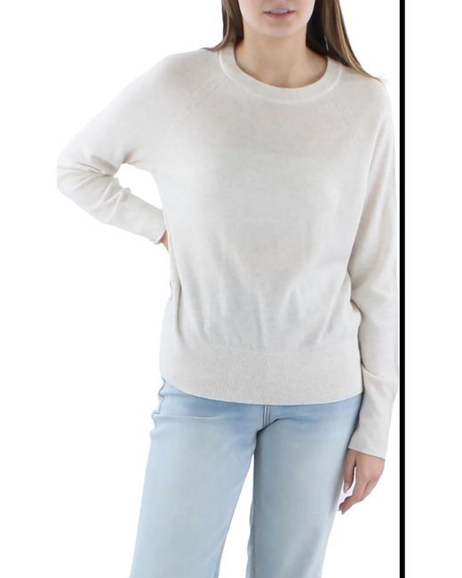 Vince Gray Wool Cashmere Crewneck Sweater