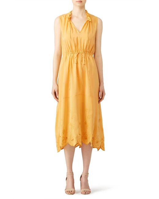 See By Chloé Yellow Ochre Dress