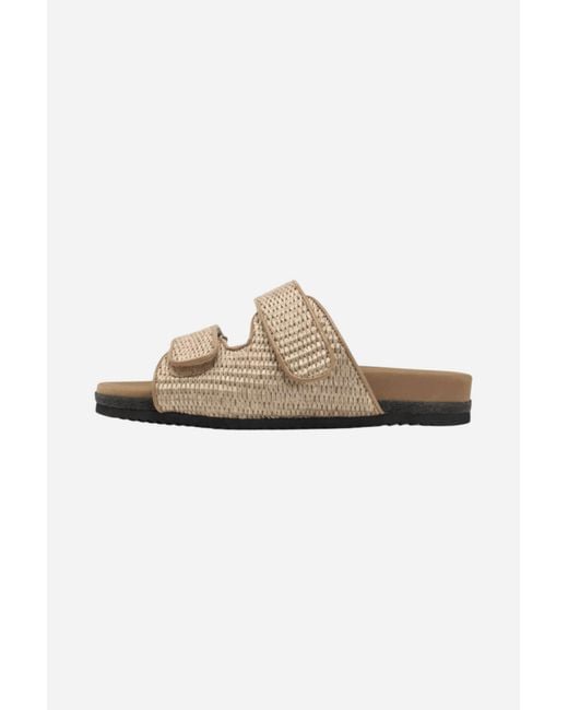 Roam White Double Slider Sandals